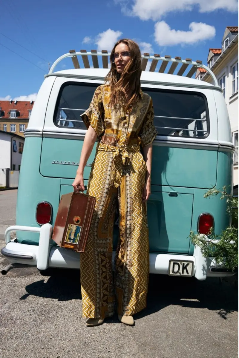 Lollys Laundry - Mathildell Jumpsuit Ss26153-4001 - 64 Graphic Print