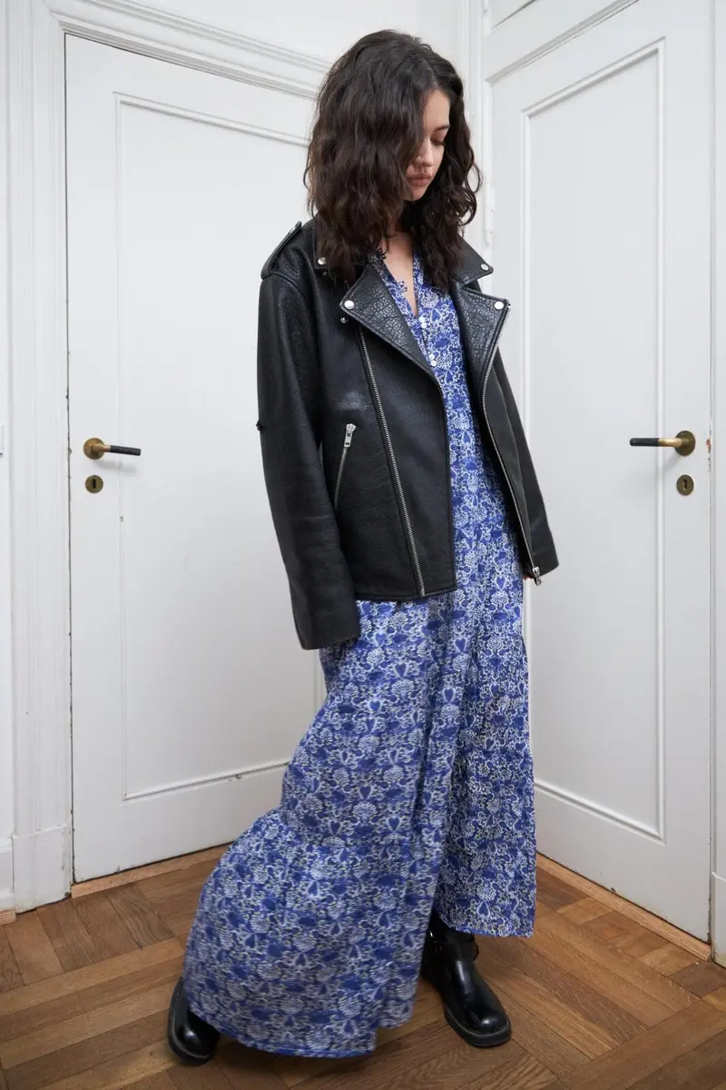 Lollys Laundry - Rayll Leather Jacket Os90042-6001 - 99 Black