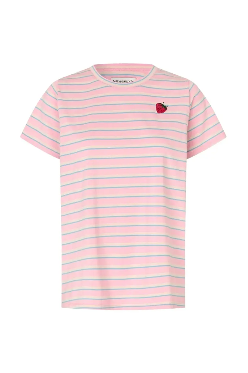 Lollys Laundry - Romall Tee Ss 26126-1081 - 84 - Light Pink