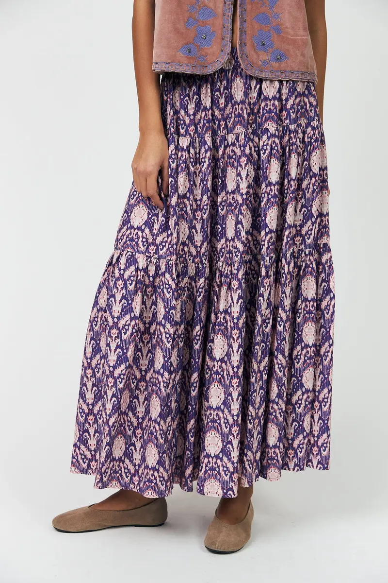 Lollys Laundry - Sunsetll Maxi Skirt26108-2003 - 64 Graphic Print
