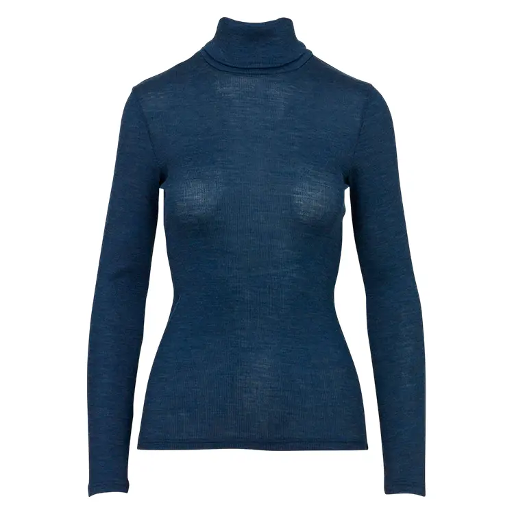 Long Sleeve Turtleneck | Bluse | Dame | Uld