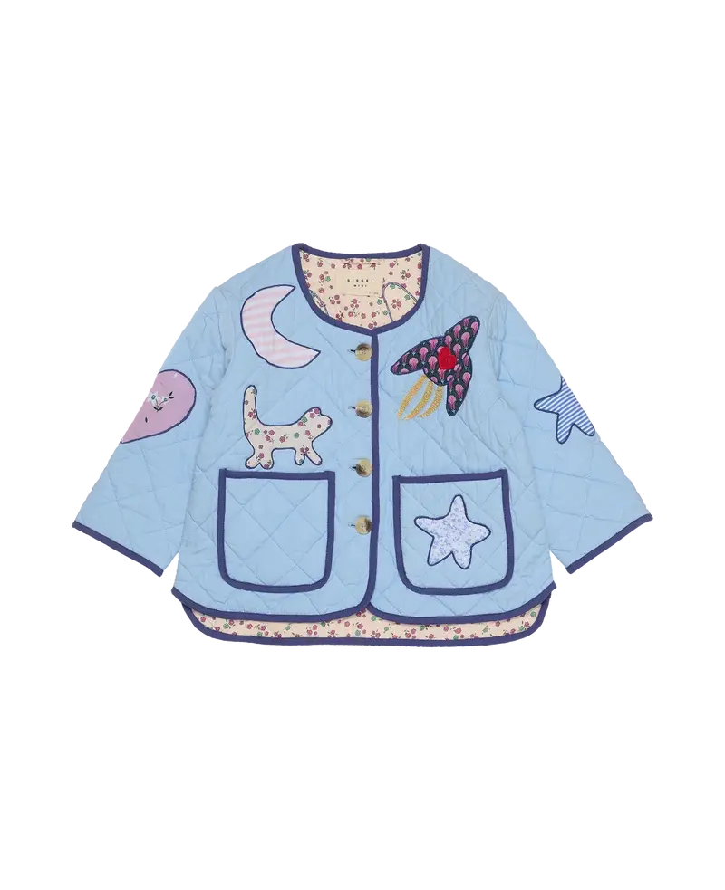 Lou Mini-jakke, Light Blue