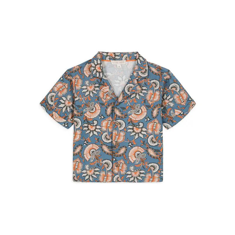 Louise Misha Alov Shirt - Steel Dolce Flowers