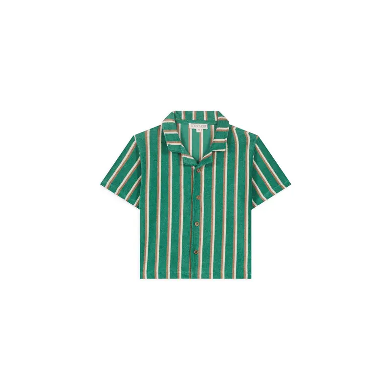 Louise Misha Alov Terry Shirt - Grass Cypress