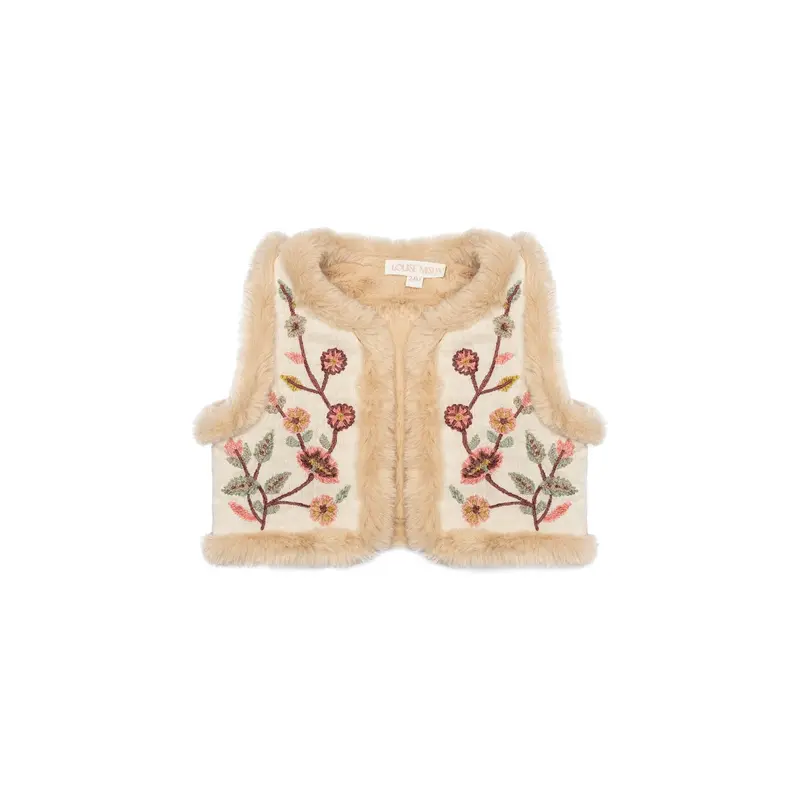 Louise Misha Libra Reversible Vest - Cream