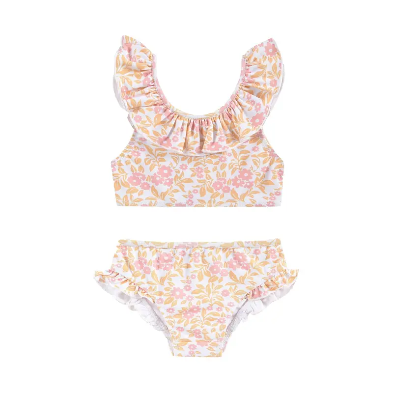 Louise Misha Primavera Bathing Suit - Cream Sunny Genista