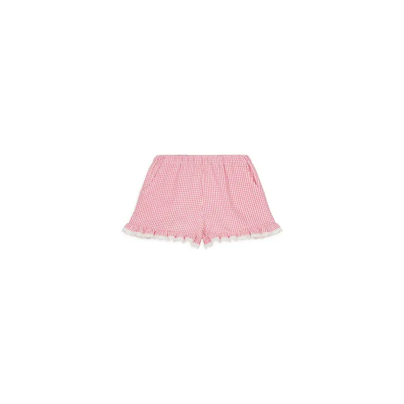 Louise Misha Vallaloid Shorts - Pink Fragola Vichy