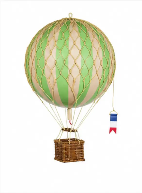 Luftballon, grøn, 18 cm