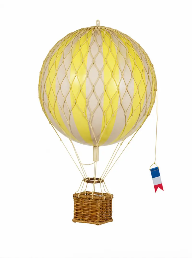 Luftballon, gul, 18 cm