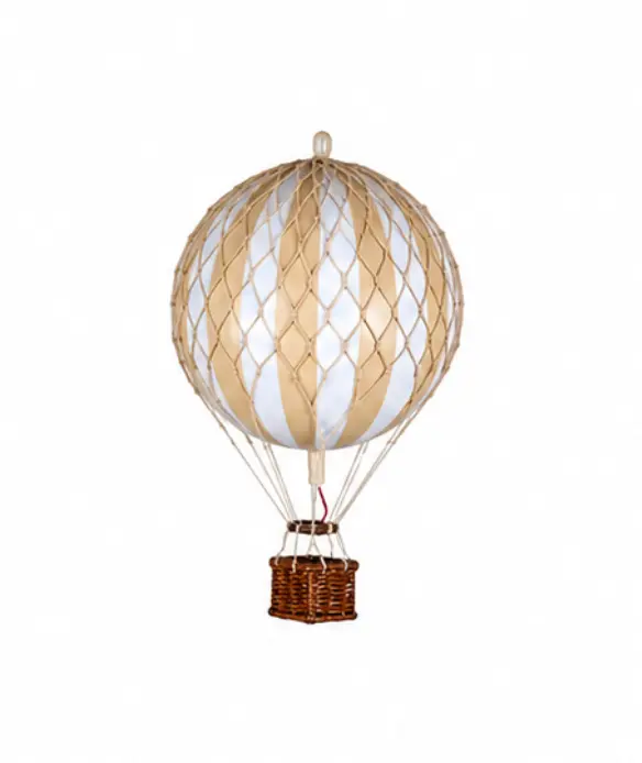 Luftballon, hvid, 8,5 cm