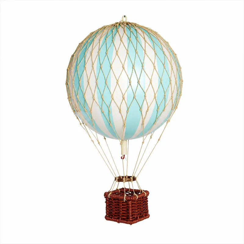 Luftballon, lyseblå, 18 cm