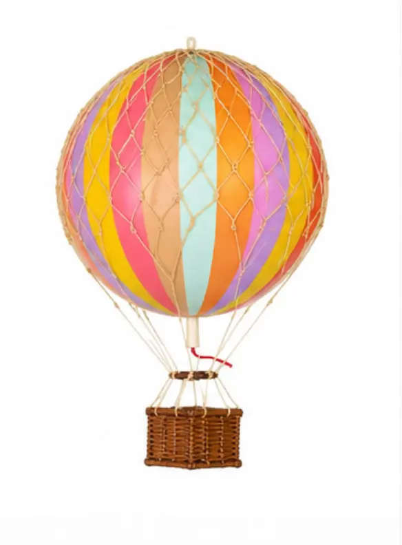Luftballon, rainbow pastel, 18 cm