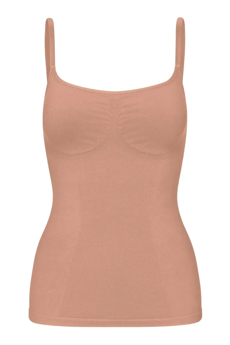 Lykkeland Ateliér - Second Skin Cami Top - Tan