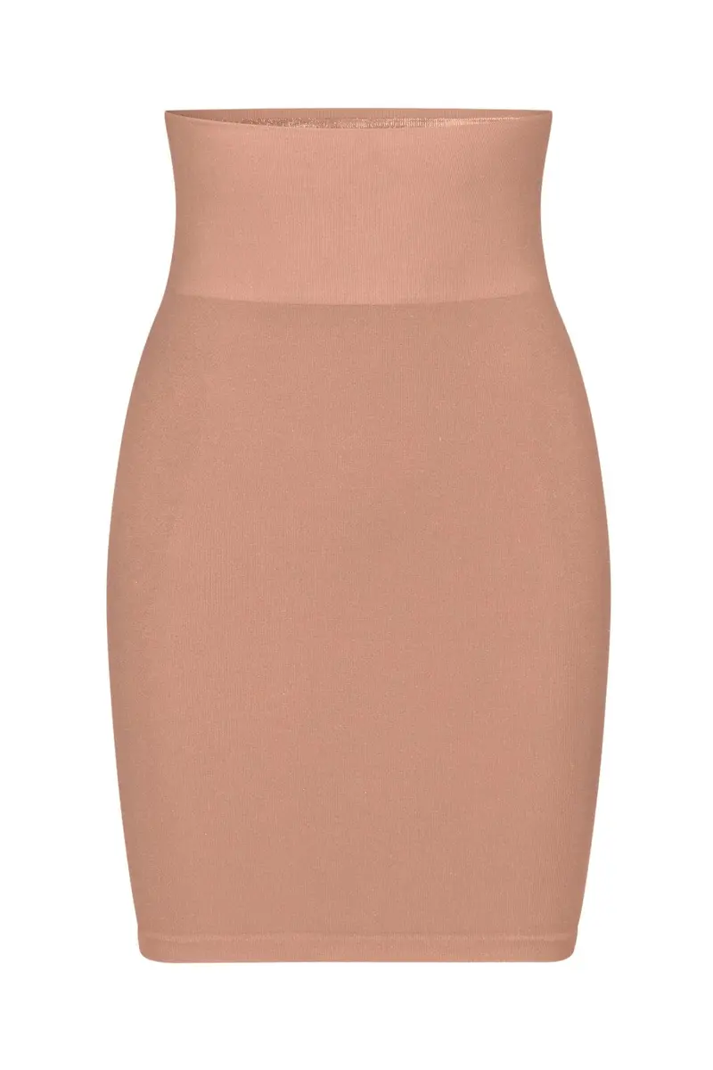 Lykkeland Ateliér - Second Skin High Waist Tube Skirt - Tan