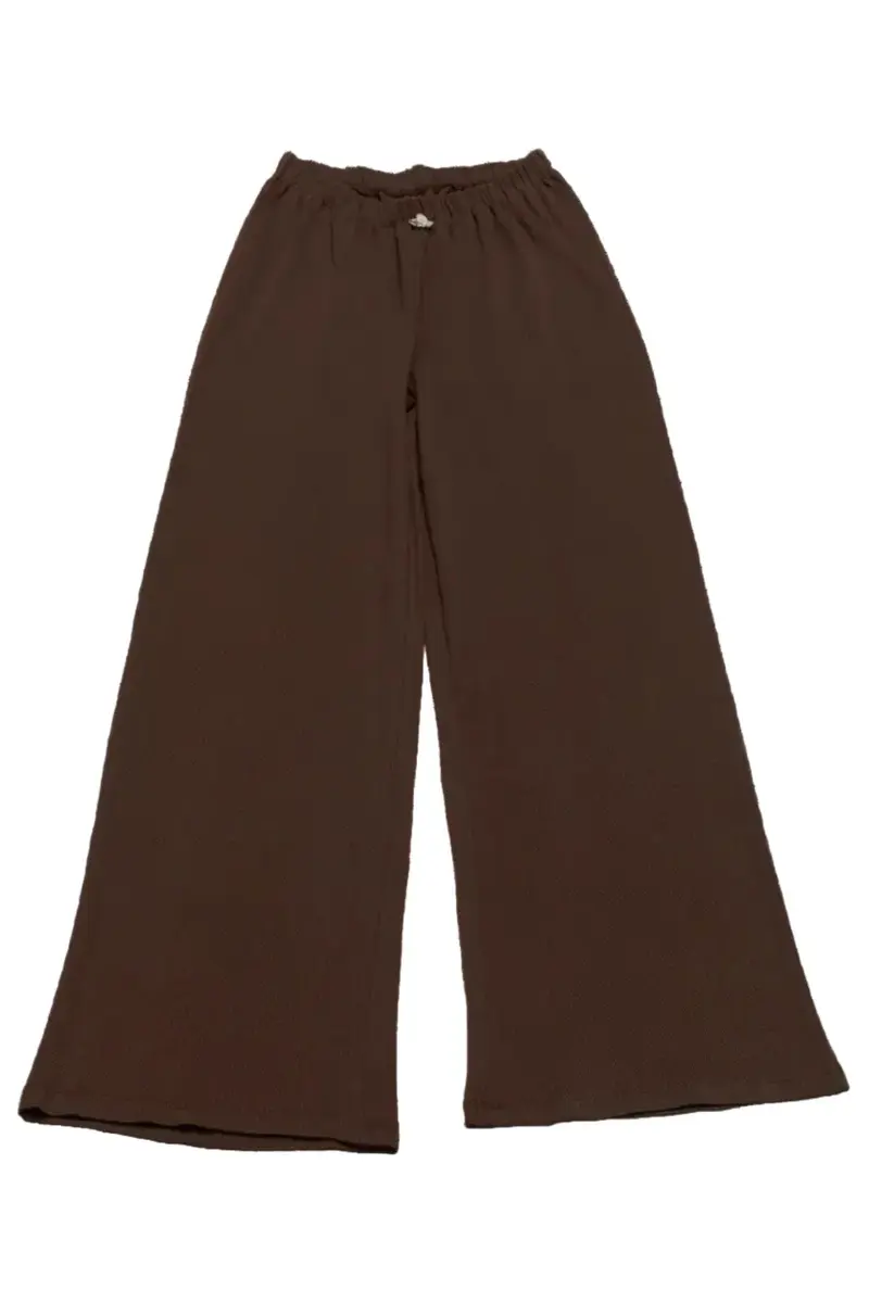 Maanesten - Ally Pointelle Pants Brown - 4297