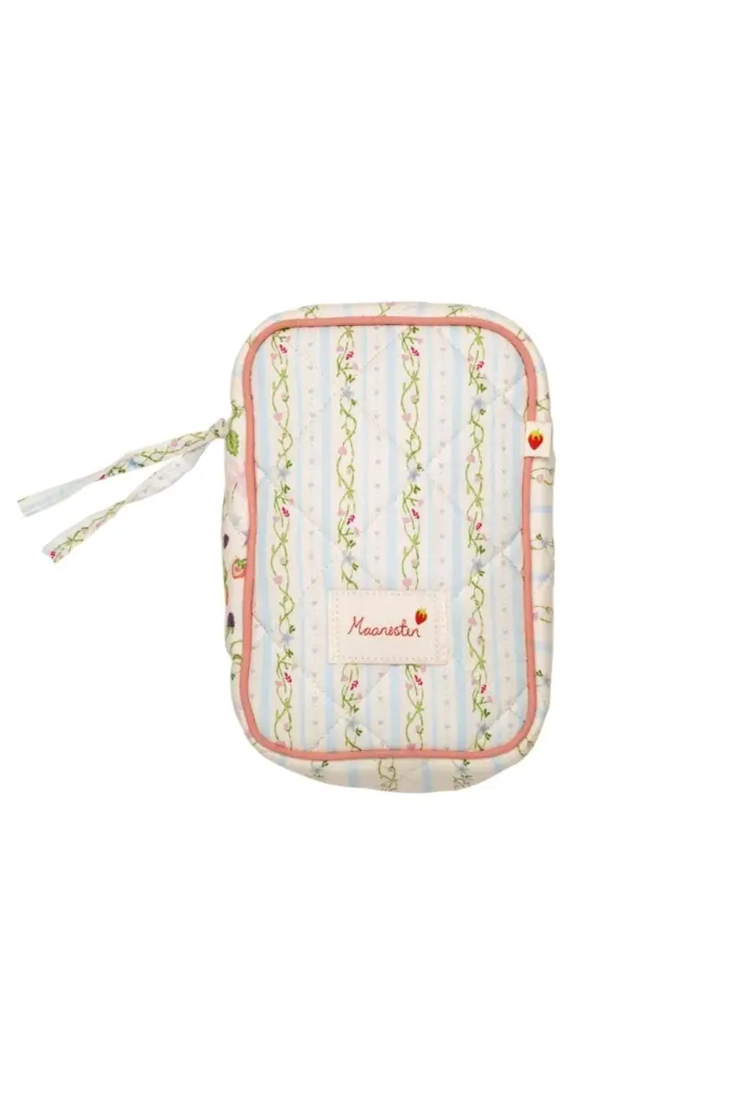 Maanesten - Dreams Makeup Bag Summer Stripes Blue - 4120