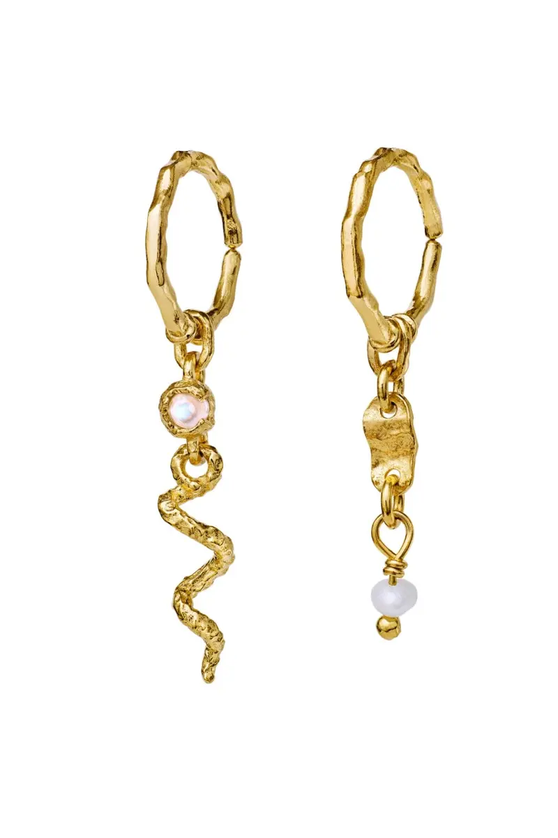 Maanesten - Evelyn Earring 9749a - Coated With 18k Gold.