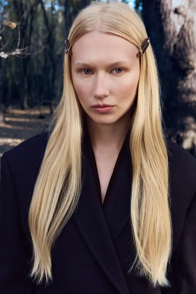 Maanesten - Frea Hair Clip Set Brown - 4268