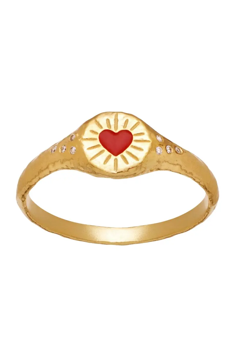 Maanesten - Hayali Ring 4838a - 18 Ct Gold Plated 925 Sterling Silver