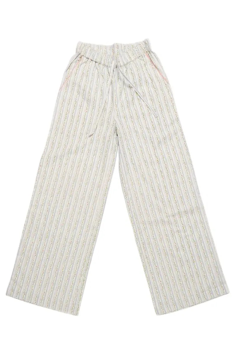 Maanesten - Heather Pants Summer Stripe Blue - 4181
