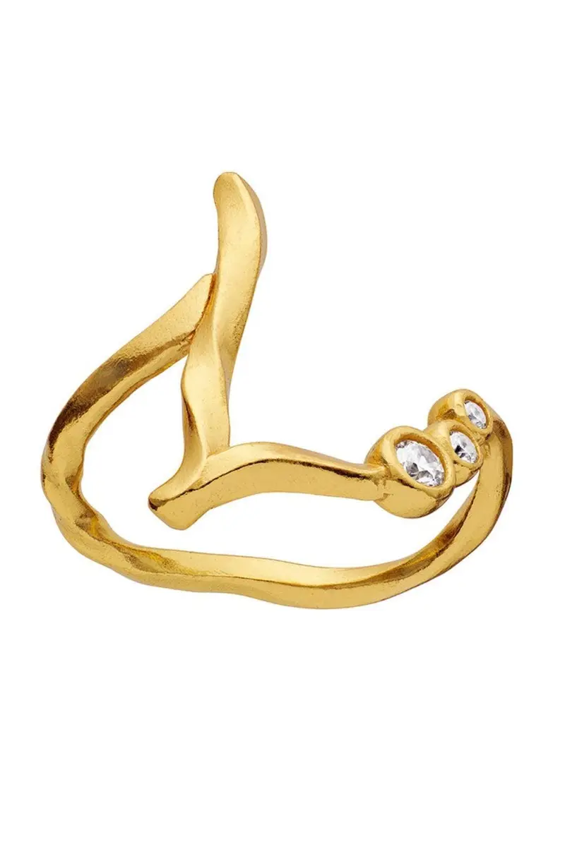 Maanesten - L Alphabet Ring - 4938a