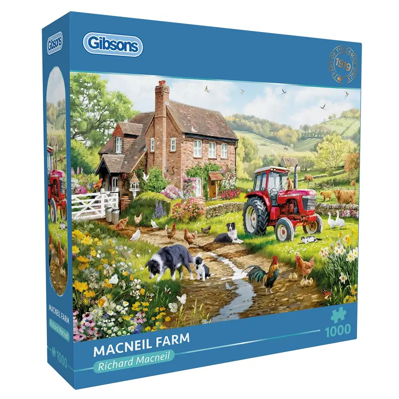 Macneil Farm 1000 brikker puslespil fra Gibson