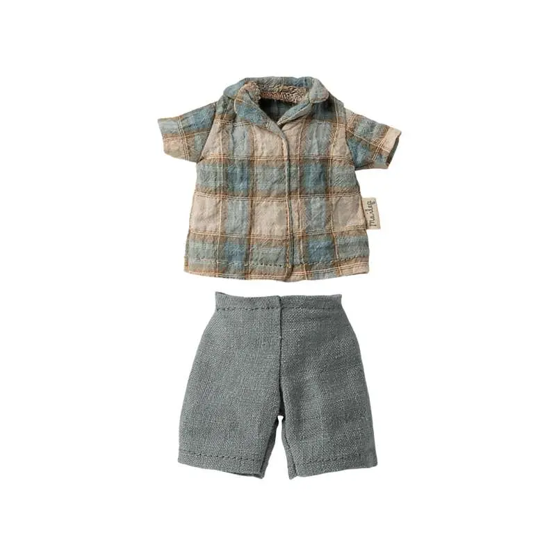 Maileg Bluse og Shorts - Str. 1