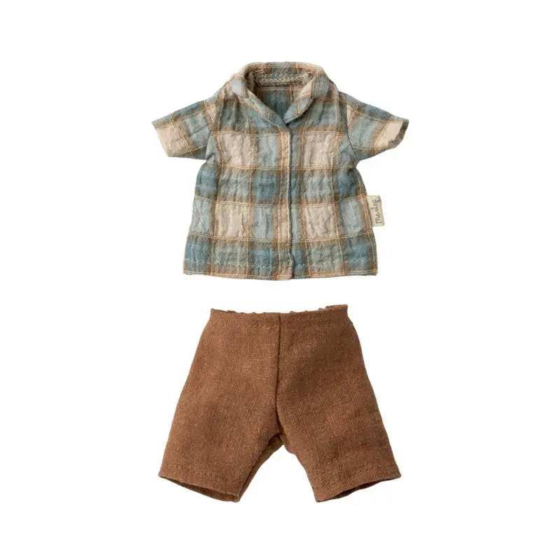 Maileg Bluse og Shorts - Str. 2