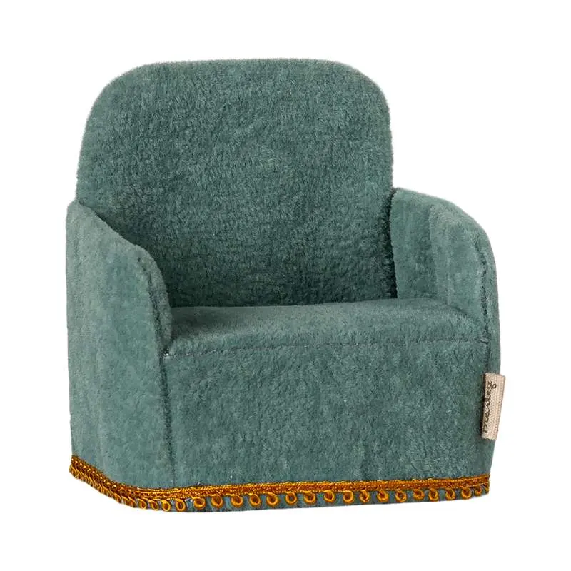 Maileg Foldbar Stol - Mus - Mint