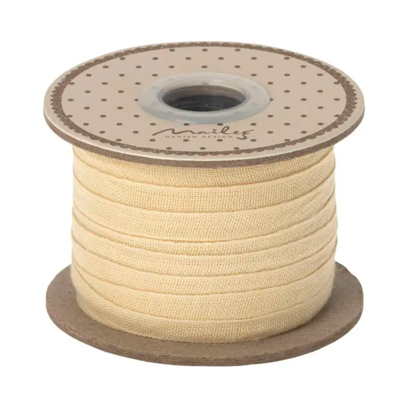 Maileg Gavebånd - 6mm/25m - Creme