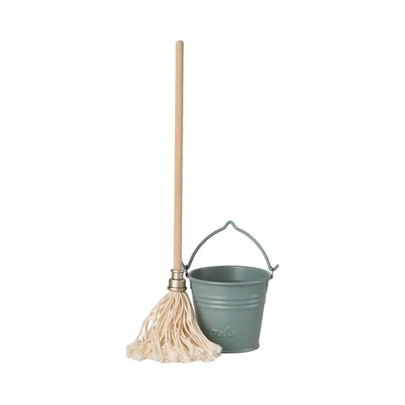 Maileg Gulvspand og Moppe - Miniature