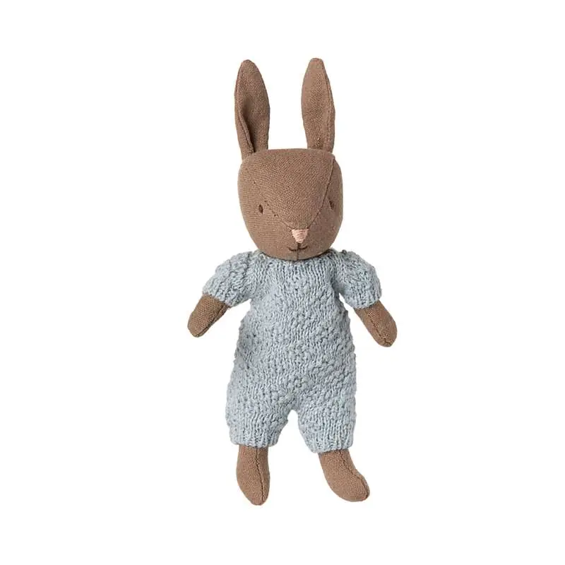 Maileg Hare - Micro - Brun - Blå