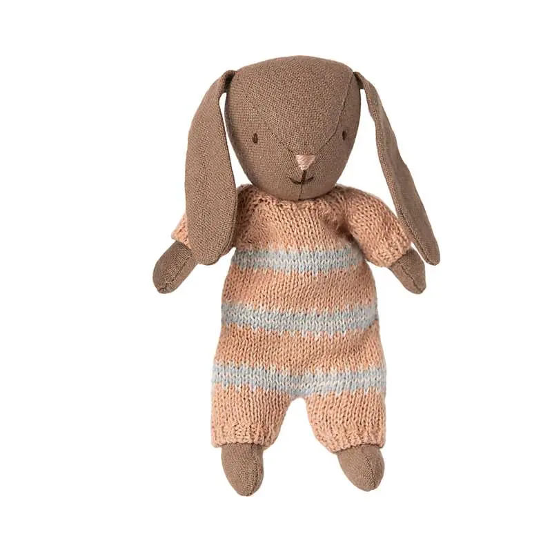 Maileg Kanin - Micro - Brun - Støvet Rosa
