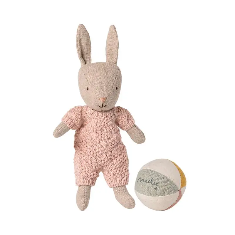 Maileg Kanin Sæt - Micro - Sand - Rosa