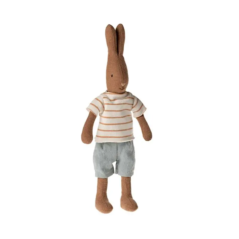Maileg Kanin - Str. 1 - Brun - T-shirt og Shorts