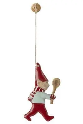 Maileg - Metal Ornament, Nisse - Ske - 14-5511-01