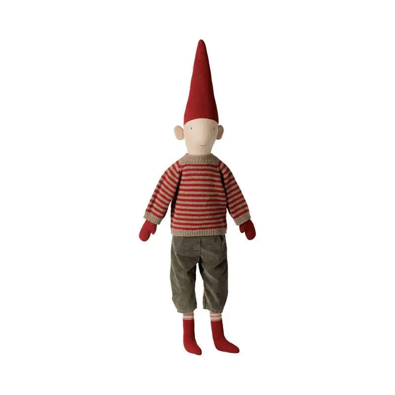 Maileg Pixy - Str. 5 - Dreng - Stribet Strikket Sweater