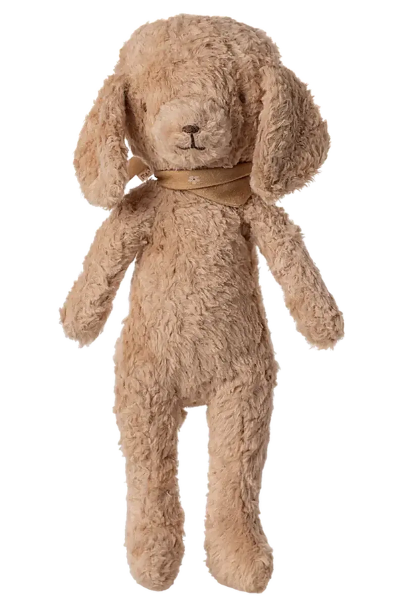 Maileg - Puddel Hund, Vintage Plys - Støvet Pudder - 16-5921-00