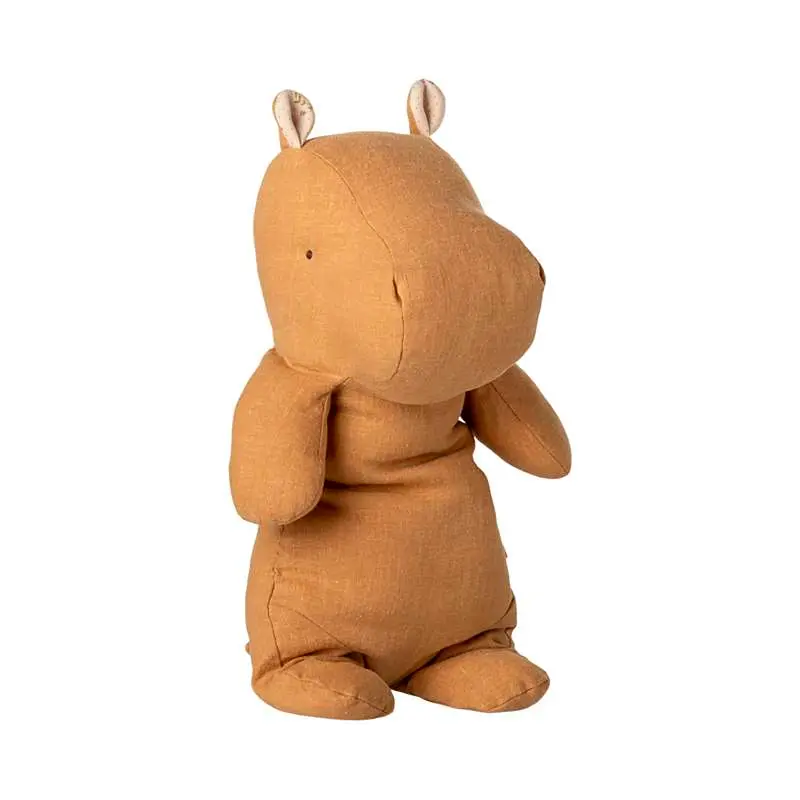 Maileg Safari Friends - Flodhest - Medium - Honninggul