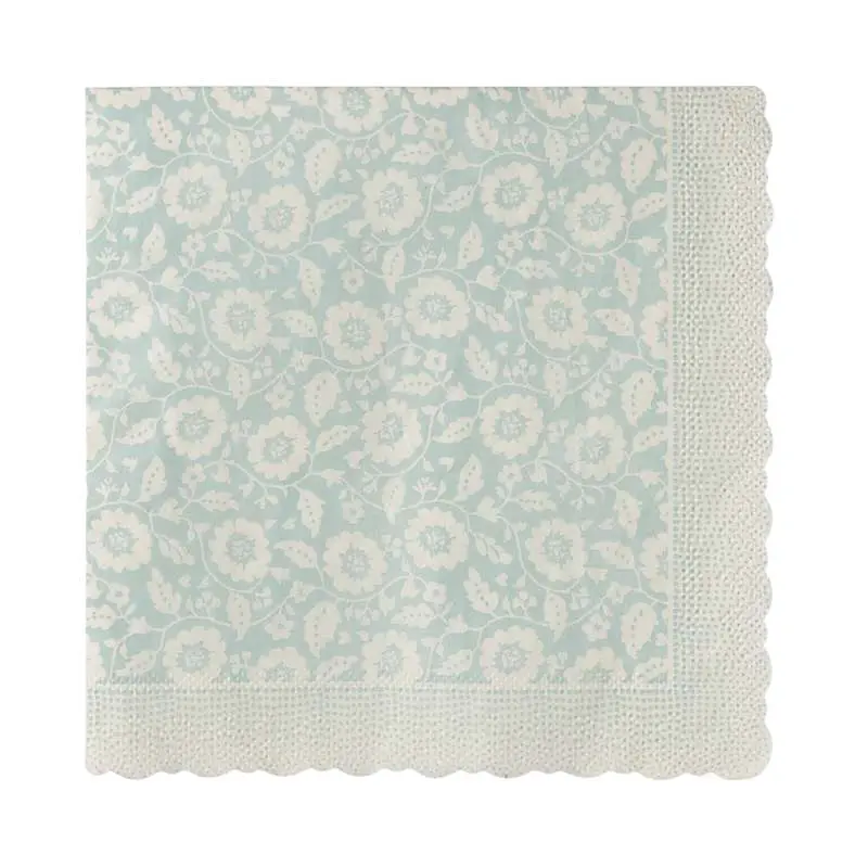 Maileg Serviet - Blomster - Mint