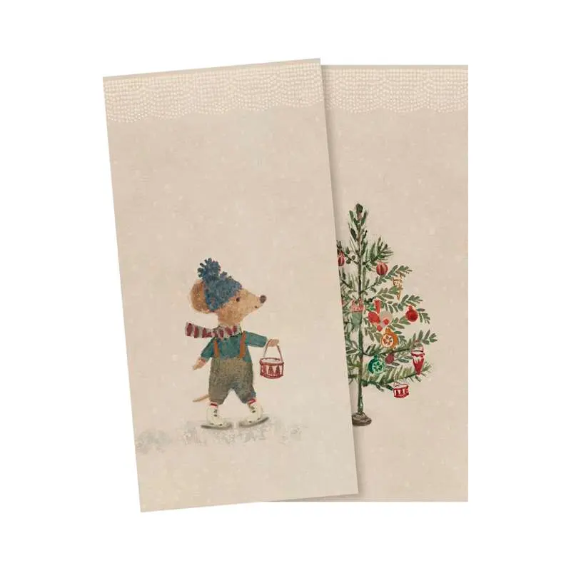 Maileg Serviet - Lille - Julemus