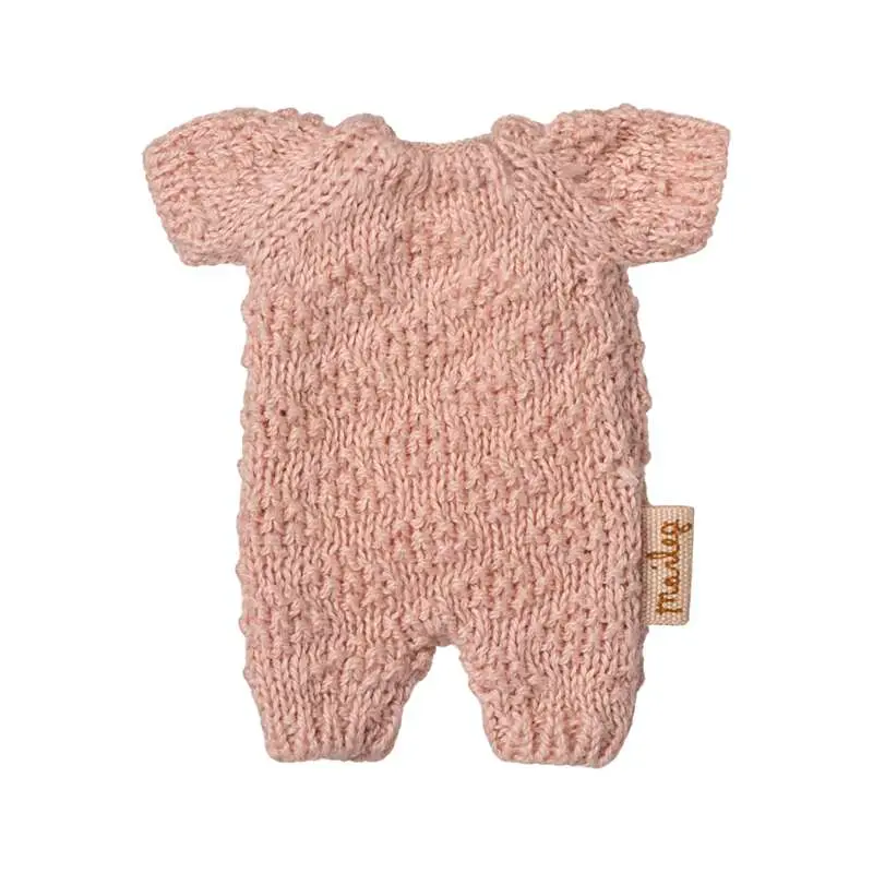 Maileg Strikket Dragt - Micro - Rosa