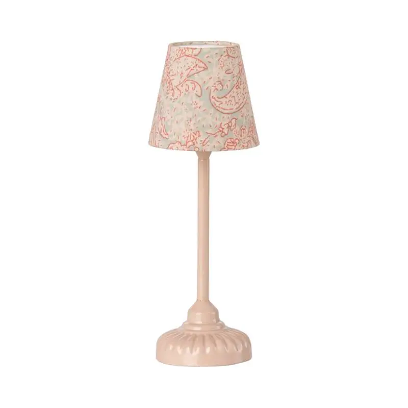 Maileg Vintage Gulvlampe - Mus - Rosa