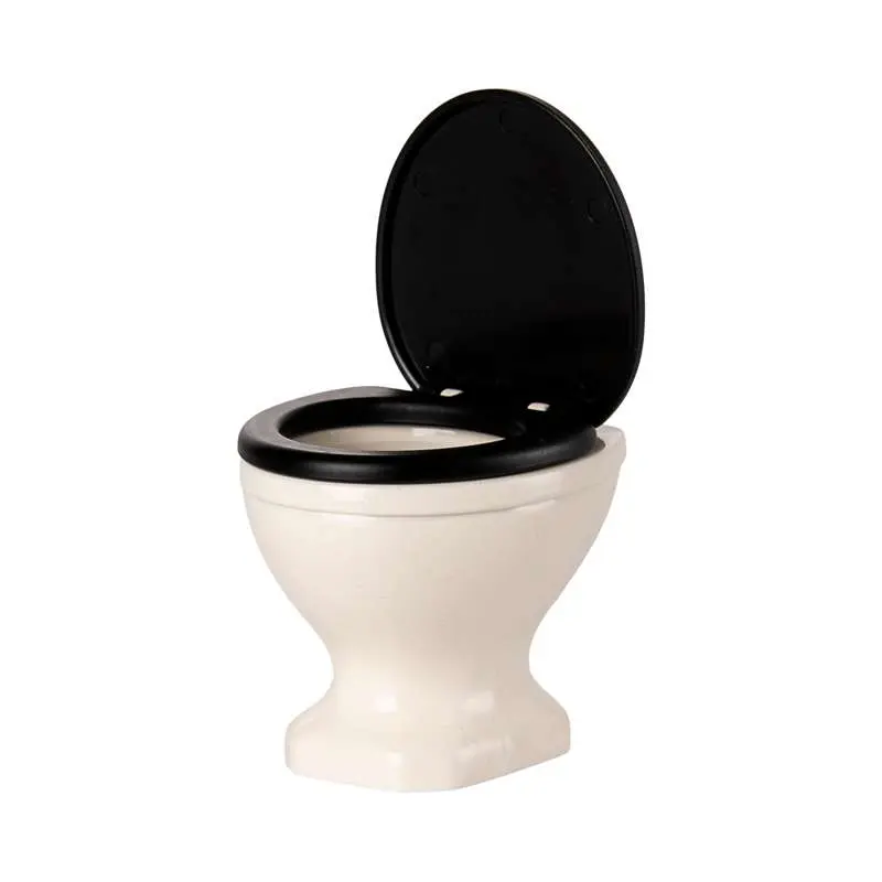 Maileg WC - Mus - Råhvid