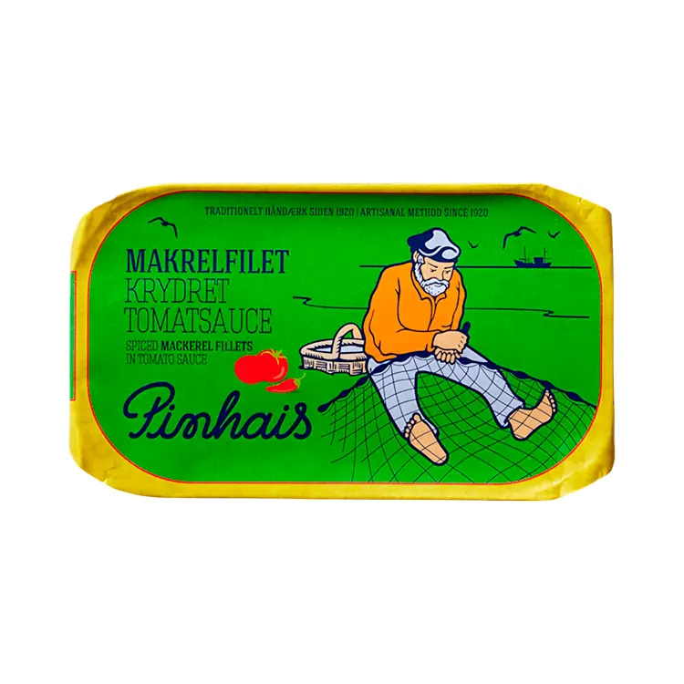 Makrelfilet i Krydret Tomatsauce | Konserves