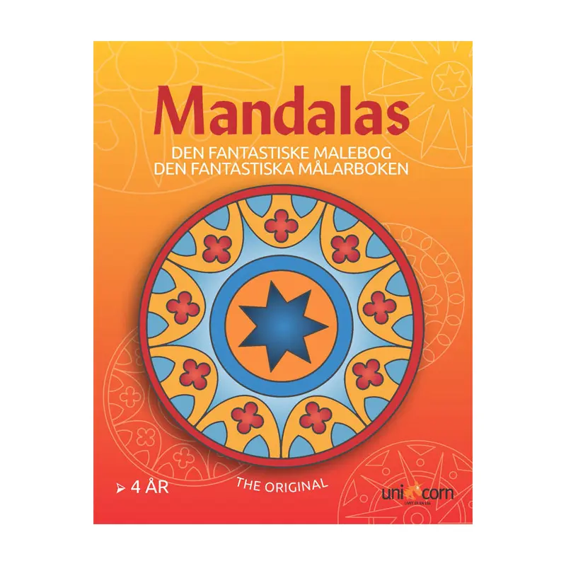 Mandalas malebog, fantastiske motiver fra 4 år