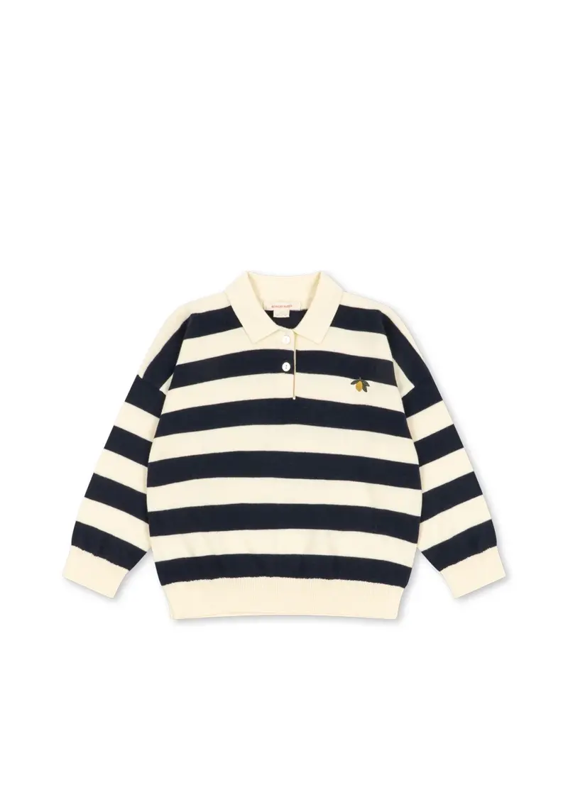 Manis Polo, Navy Stripe