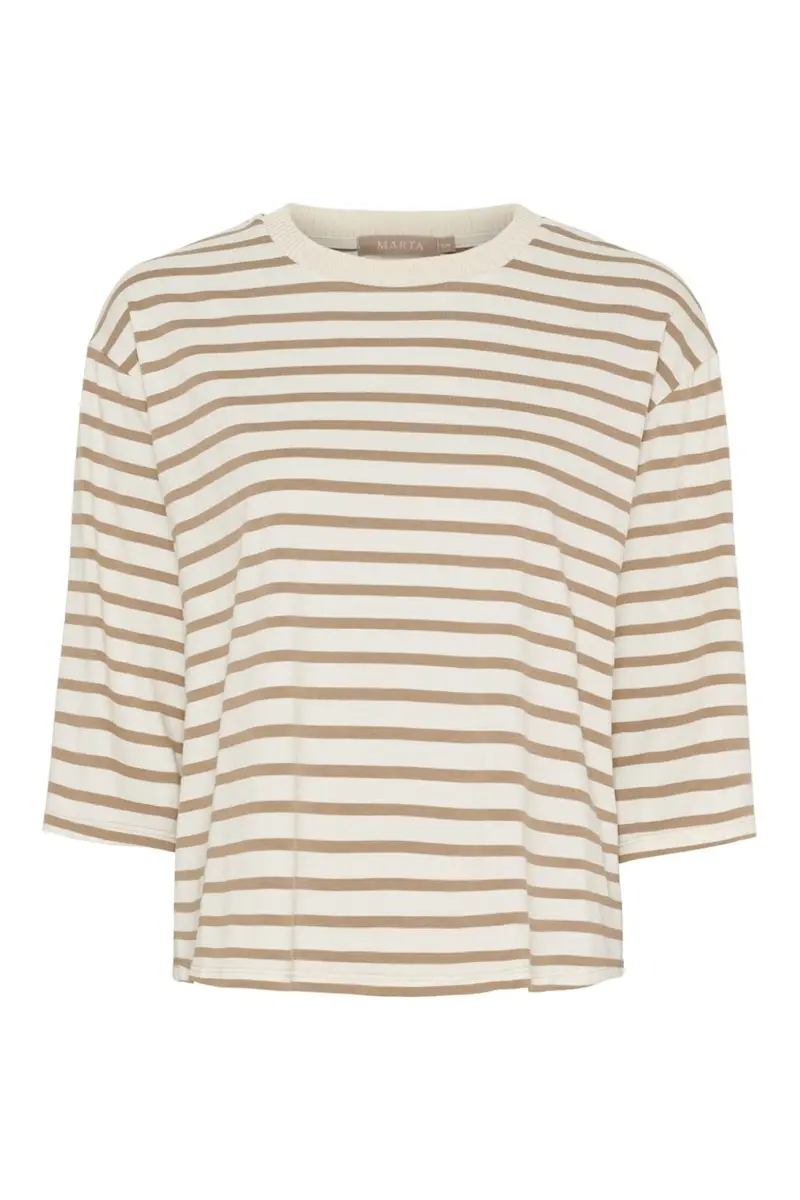 Marta Du Chateau - Cbrooklyn Tee 58351 - Beige/Fango