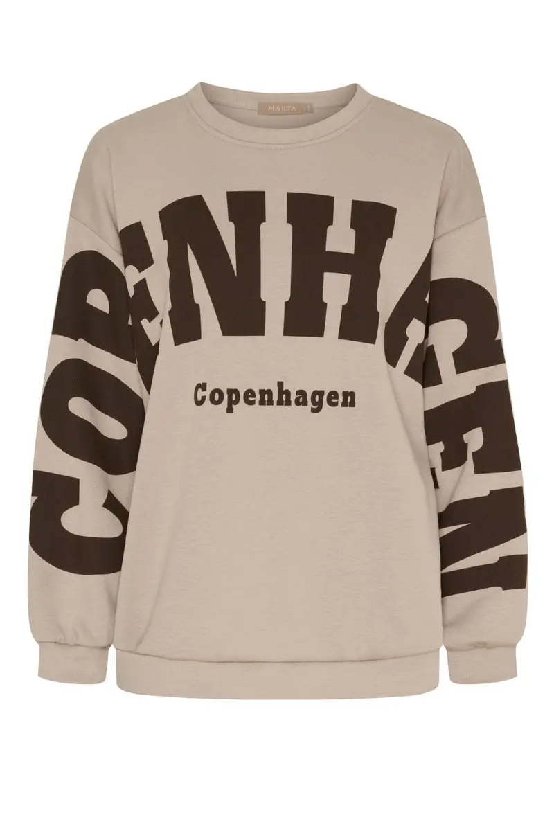 Marta Du Chateau - Chibiscus Sweatshirt 22659 - Beige