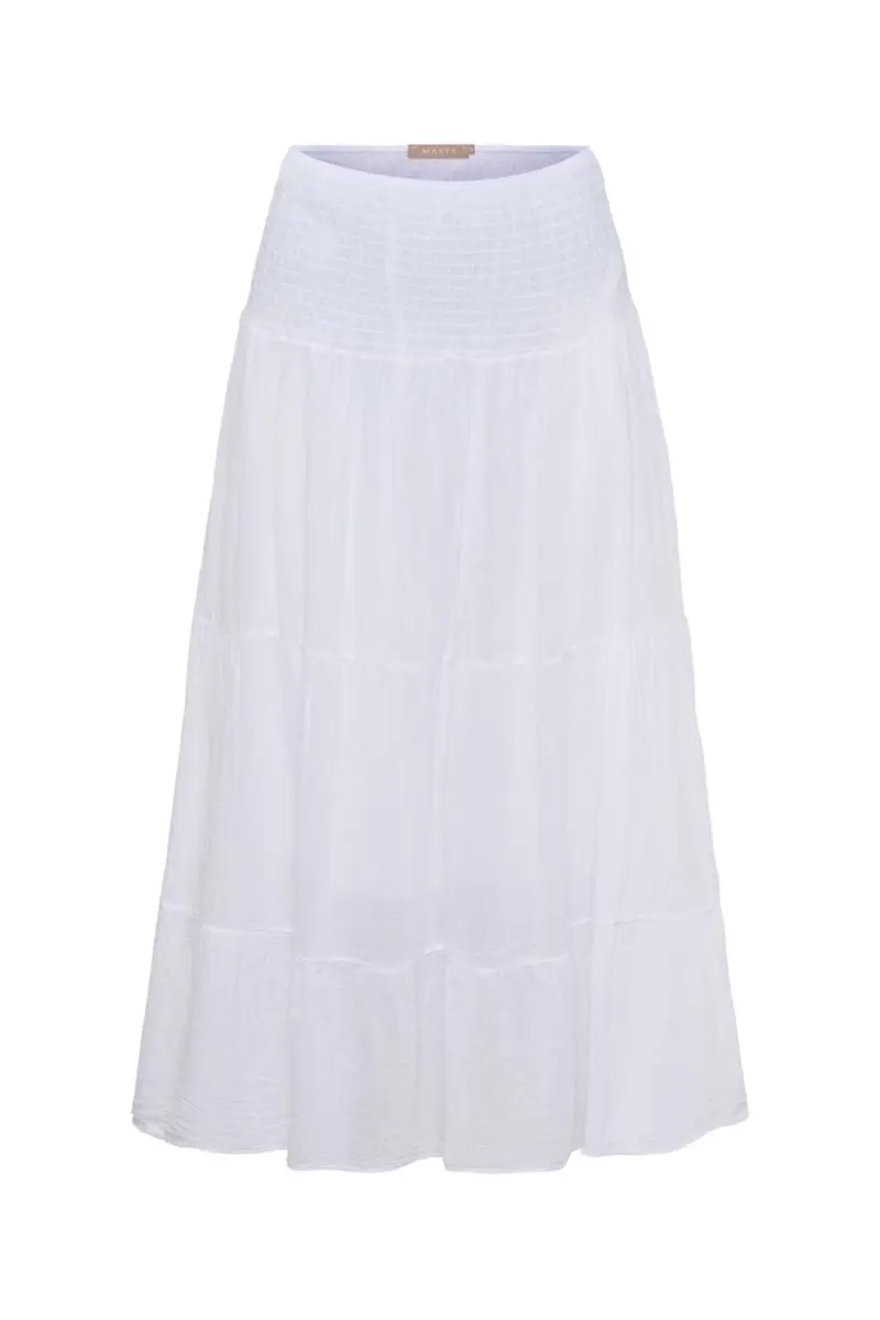 Marta Du Chateau - Mdcanora Skirt 5201G - White